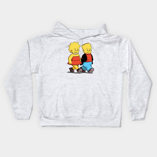 Legal Cartoon Mashup Kids Hoodie by Bommush Designs